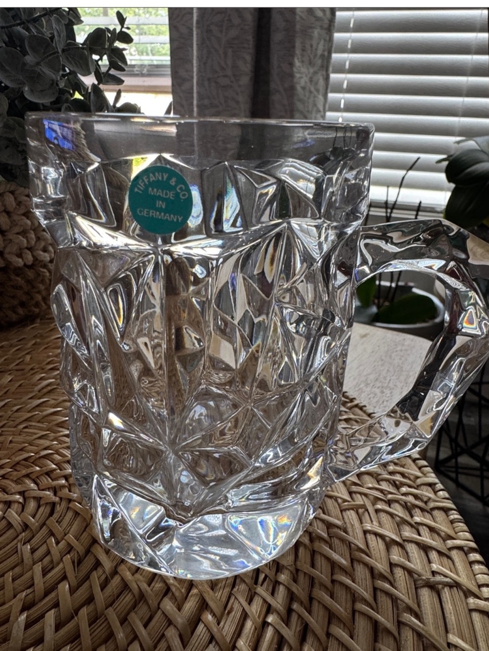 TIFFANY & CO ROCK CUT MUG